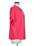 J.Crew 100% Viscose Pink Short Sleeve Blouse Size M - photo 4