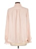 Ann Taylor LOFT 100% Polyester Pink Long Sleeve Blouse Size L - photo 2