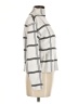 Max Studio Checkered-gingham Ivory Turtleneck Sweater Size M - photo 4