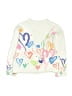 Truly Me Hearts Ivory Pullover Sweater Size 3T - photo 2