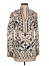 Tory Burch 100% Silk Ivory Long Sleeve Silk Top Size 4 - photo 1