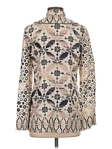 Tory Burch Long Sleeve Silk Top (view 2)