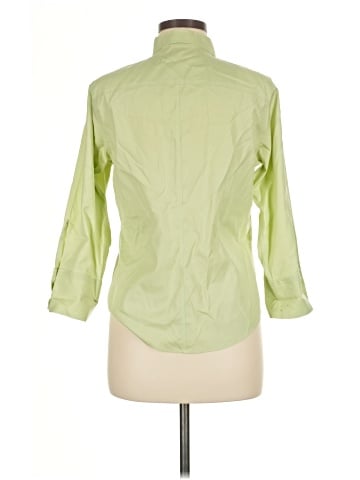 Petite Sophisticate 3/4 Sleeve Button-Down Shirt (view 2)