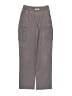 Lands' End 100% Cotton Gray Cargo Pants Size 10 - 12 - photo 1