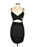 Unbranded Solid Black Cocktail Dress Size L - photo 1