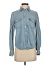 FRAME Blue Long Sleeve Button-Down Shirt Size XS - photo 1