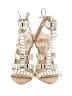 Shoedazzle Gold Tan Sandals Size 5 1/2 - photo 2