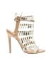 Shoedazzle Gold Tan Sandals Size 5 1/2 - photo 1