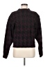 Express Houndstooth Burgundy Pullover Sweater Size M - photo 1