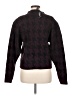 Express Houndstooth Burgundy Pullover Sweater Size M - photo 2