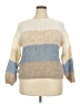Unbranded Color Block Ivory Pullover Sweater Size 2X (estimated) - photo 1