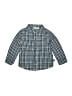 JoJo Maman Bebe 100% Cotton Checkered-gingham Blue Long Sleeve Button-Down Shirt Size 2 - 3 - photo 1