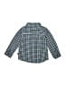 JoJo Maman Bebe 100% Cotton Checkered-gingham Blue Long Sleeve Button-Down Shirt Size 2 - 3 - photo 2