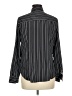 MICHAEL Michael Kors 100% Polyester Stripes Black Long Sleeve Blouse Size M - photo 2