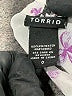 Torrid 100% Polyester Floral Gray 3/4 Sleeve Blouse Size Lg Plus (0) - photo 8