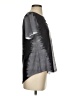 Cubism Metallic Silver Short Sleeve Top Size S - photo 4