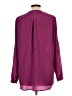 Calvin Klein 100% Polyester Burgundy Long Sleeve Blouse Size L - photo 2