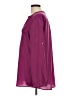 Calvin Klein 100% Polyester Burgundy Long Sleeve Blouse Size L - photo 5