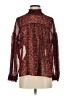 Zara Animal Print Red Long Sleeve Blouse Size S - photo 1