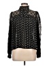 Gracia 100% Polyester Black Long Sleeve Blouse Size L - photo 1