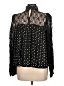 Gracia 100% Polyester Black Long Sleeve Blouse Size L - photo 2
