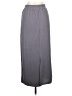 Shein Solid Gray Casual Skirt Size L - photo 2