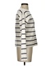 MNG Stripes Ivory Turtleneck Sweater Size XS - photo 4