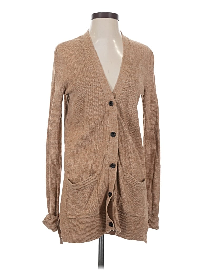 Pre-owned Abercrombie & Fitch Cardigan Sweater In Brown