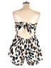 Unbranded 100% Polyester Animal Print Ivory Romper Size XL - photo 2