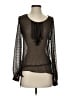 Unbranded Black Long Sleeve Blouse Size S (estimated) - photo 1