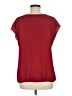 Ann Taylor LOFT 100% Polyester Red Short Sleeve Blouse Size M - photo 2