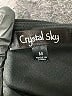 Crystal Sky Solid Black Jumpsuit Size M - photo 4