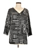 Mario Serrani 100% Polyester Black 3/4 Sleeve Blouse Size M - photo 1