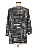 Mario Serrani 100% Polyester Black 3/4 Sleeve Blouse Size M - photo 2
