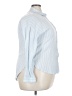 J.ING 100% Rayon Stripes Blue Long Sleeve Button-Down Shirt Size 3XEstimated - photo 4