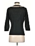 CAbi 100% Cotton Black 3/4 Sleeve Top Size S - photo 2