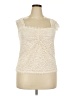 Torrid Ivory Sleeveless Blouse Size 2X Plus (2) - photo 1