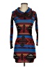 rue21 Graphic Blue Casual Dress Size S - photo 1