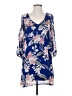 Lulus 100% Polyester Floral Blue Casual Dress Size S - photo 1