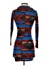 rue21 Graphic Blue Casual Dress Size S - photo 2