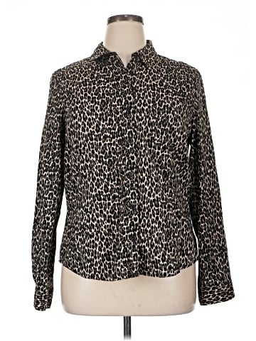 Jones New York Sport Long Sleeve Blouse (view 1)