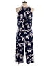 Wisp Floral Blue Jumpsuit Size 6 - photo 2