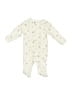 Badgley Mischka Ivory White Long Sleeve Onesie Size 0-3 mo - photo 1