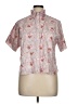 Assorted Brands Floral Pink Short Sleeve Blouse Size XL (estimated) - photo 1
