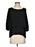 Paper Crown 100% Polyester Black 3/4 Sleeve Blouse Size XS - photo 1