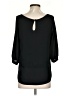 Paper Crown 100% Polyester Black 3/4 Sleeve Blouse Size XS - photo 2
