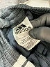 Adidas 100% Polyester Gray Track Pants Size 6 - photo 3