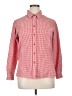 Assorted Brands Checkered-gingham Red Long Sleeve Blouse Size 14 - photo 1