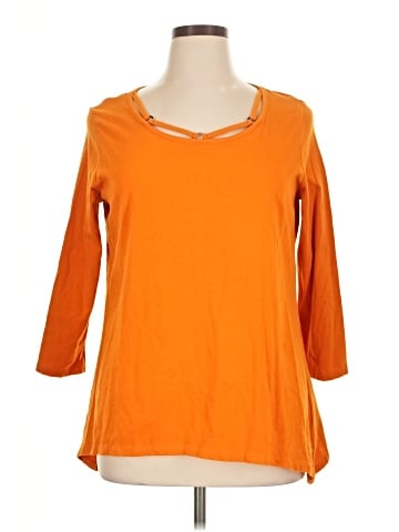 Anne Klein Sport 3/4 Sleeve Top (view 1)