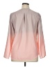 Coeur De Vague 100% Polyester Pink Ivory 3/4 Sleeve Blouse Size XL - photo 2